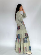 All For Something Patchwork Maxi Dress Side