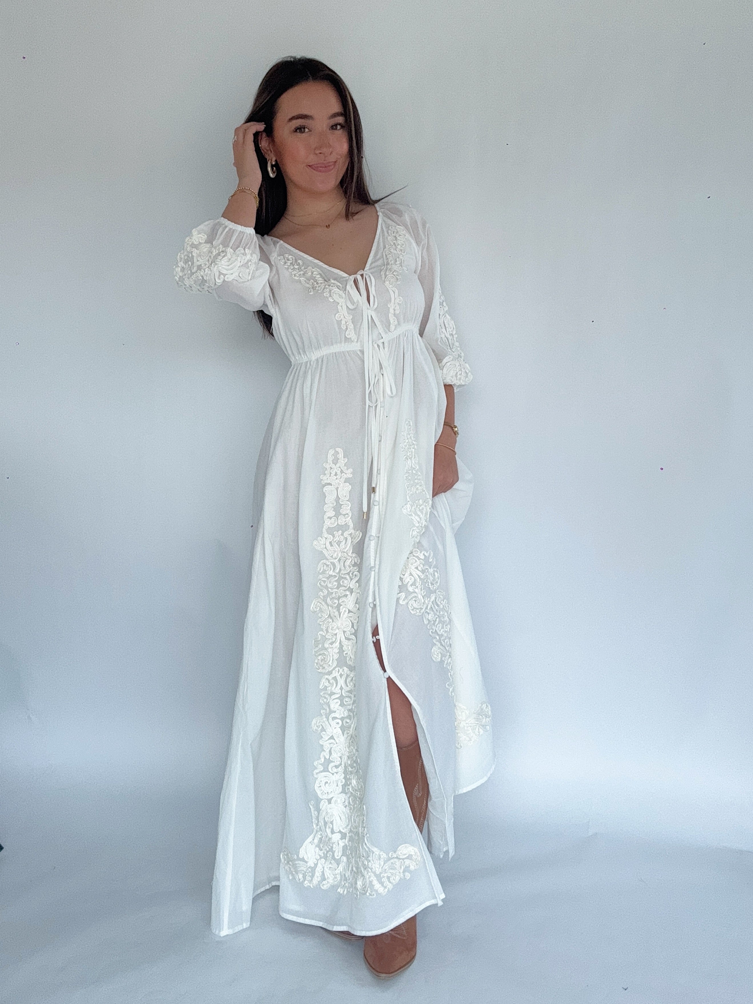 Ambore Embroidered Maxi Dress