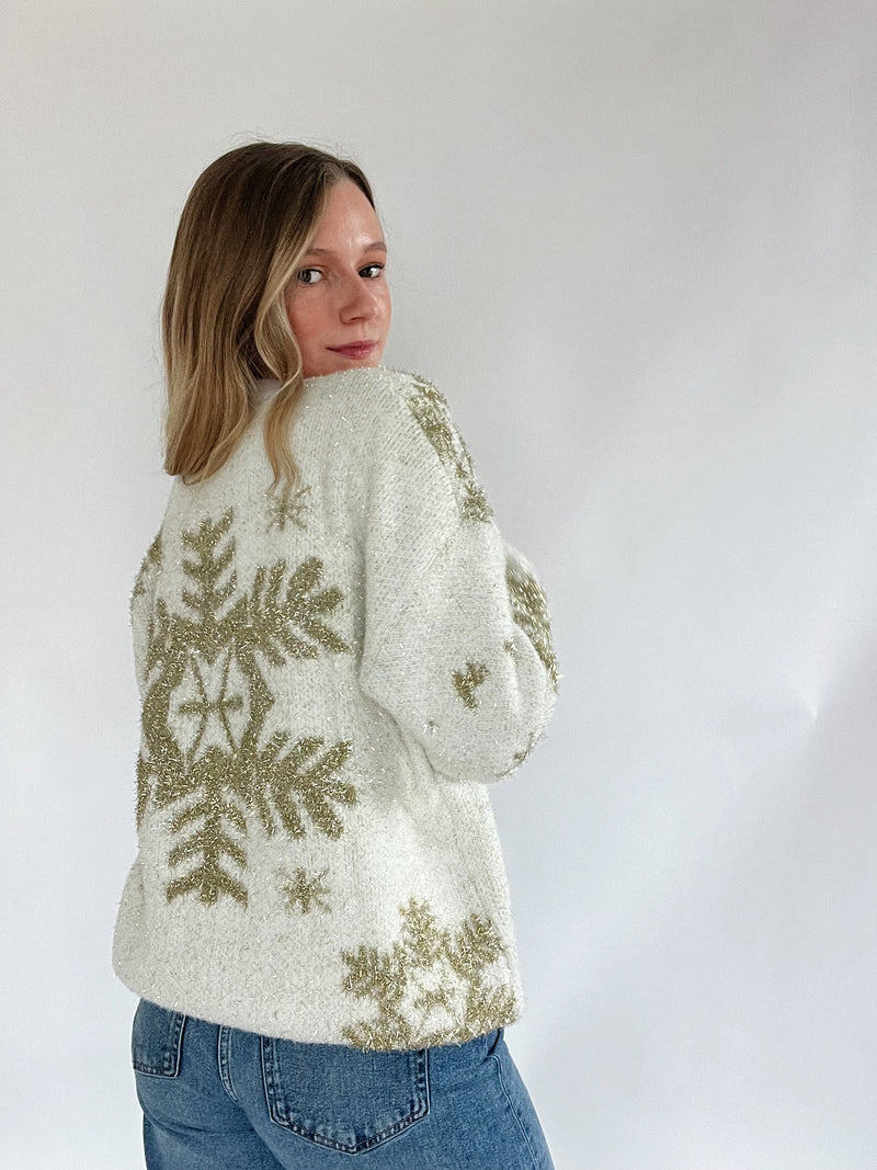 Snowflake Sparkle Sweater