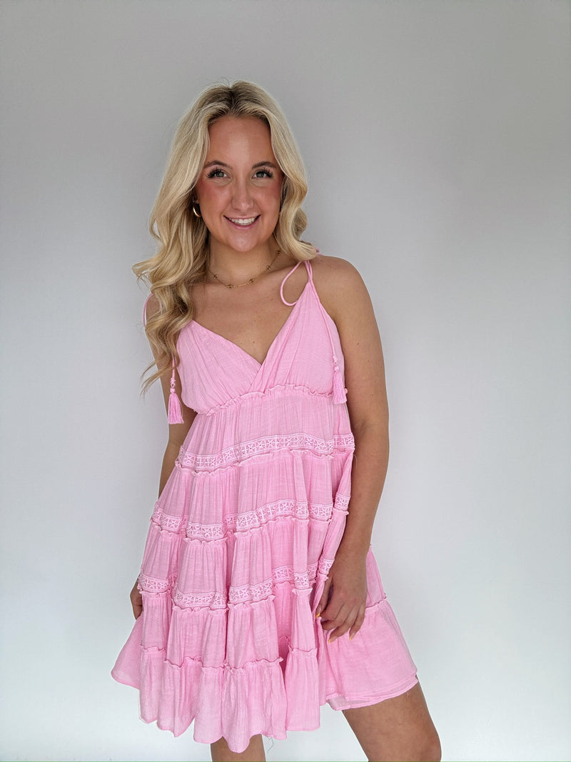 Too Sweet Mini Dress - Pink