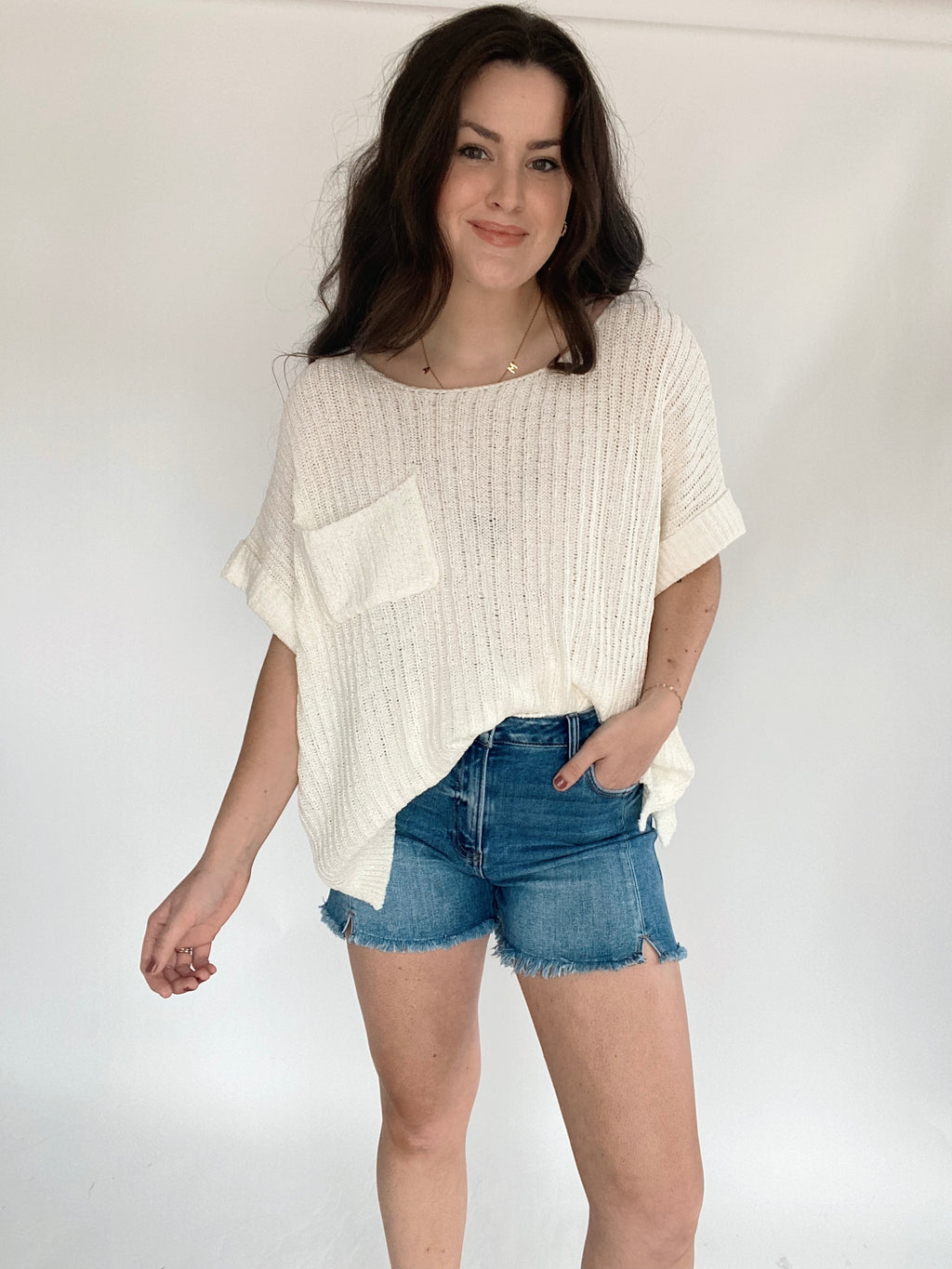 How Good Knit Top - White