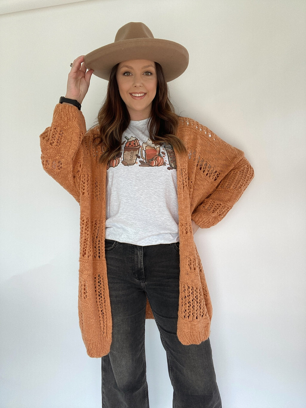 Gives Me Butterflies Cardigan - Tangerine