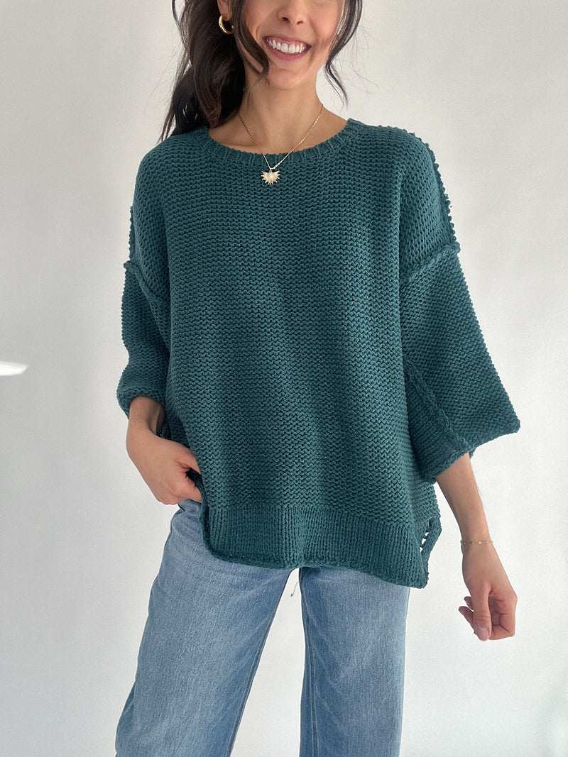 After All Sweater - Dark Teal