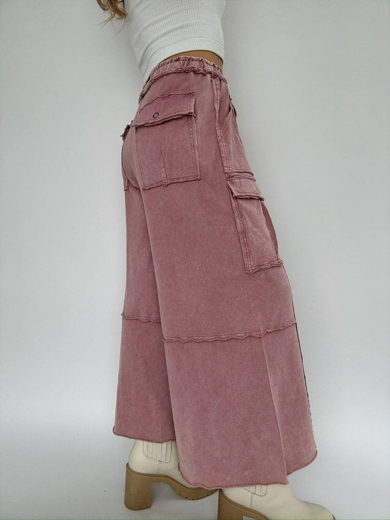 Middle Of The Road Pants - Faded Plum