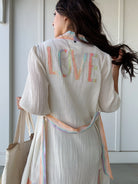 Band Of Color LOVE Duster colorful trim