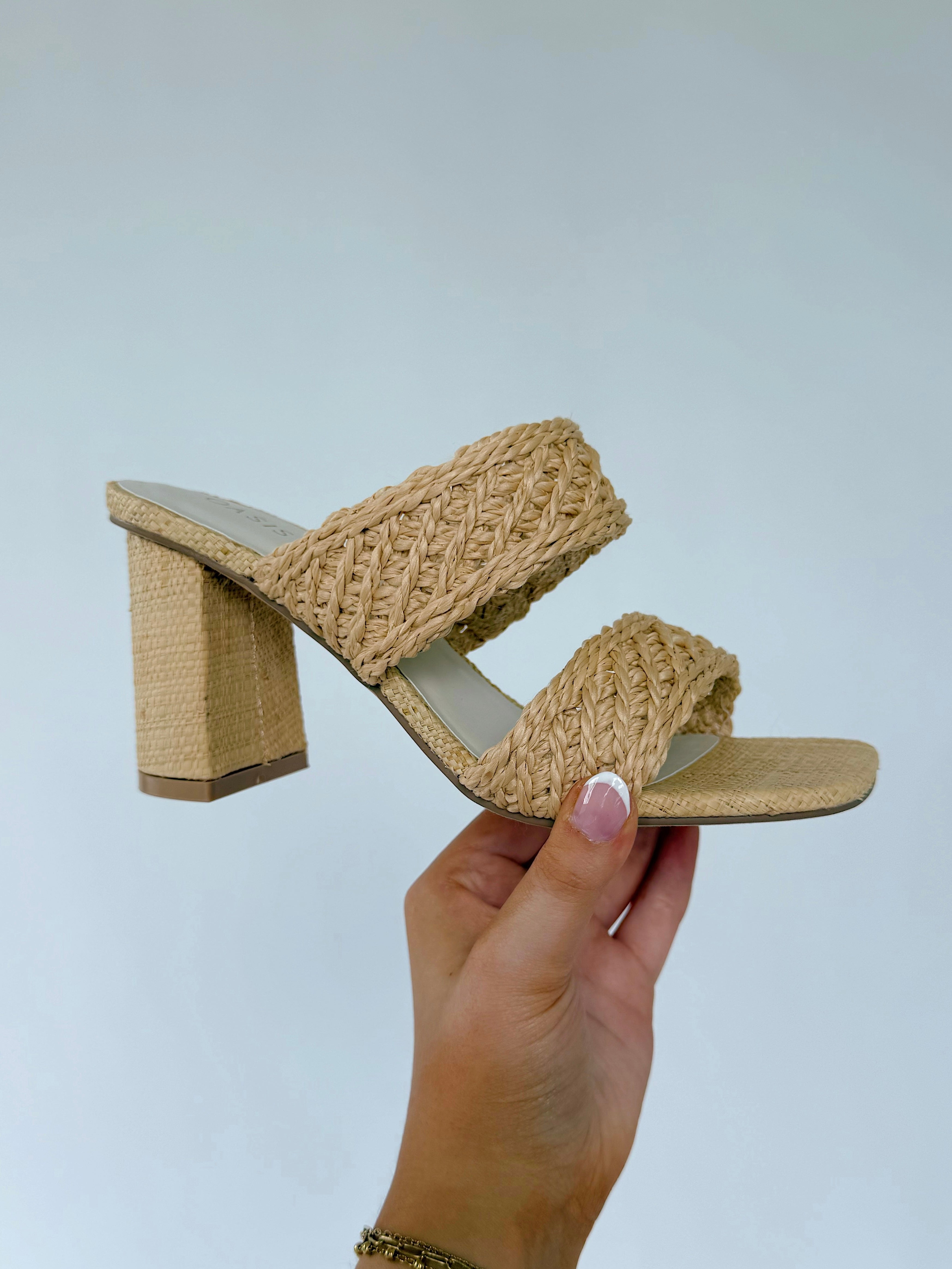Barbara Woven Heel Wheat