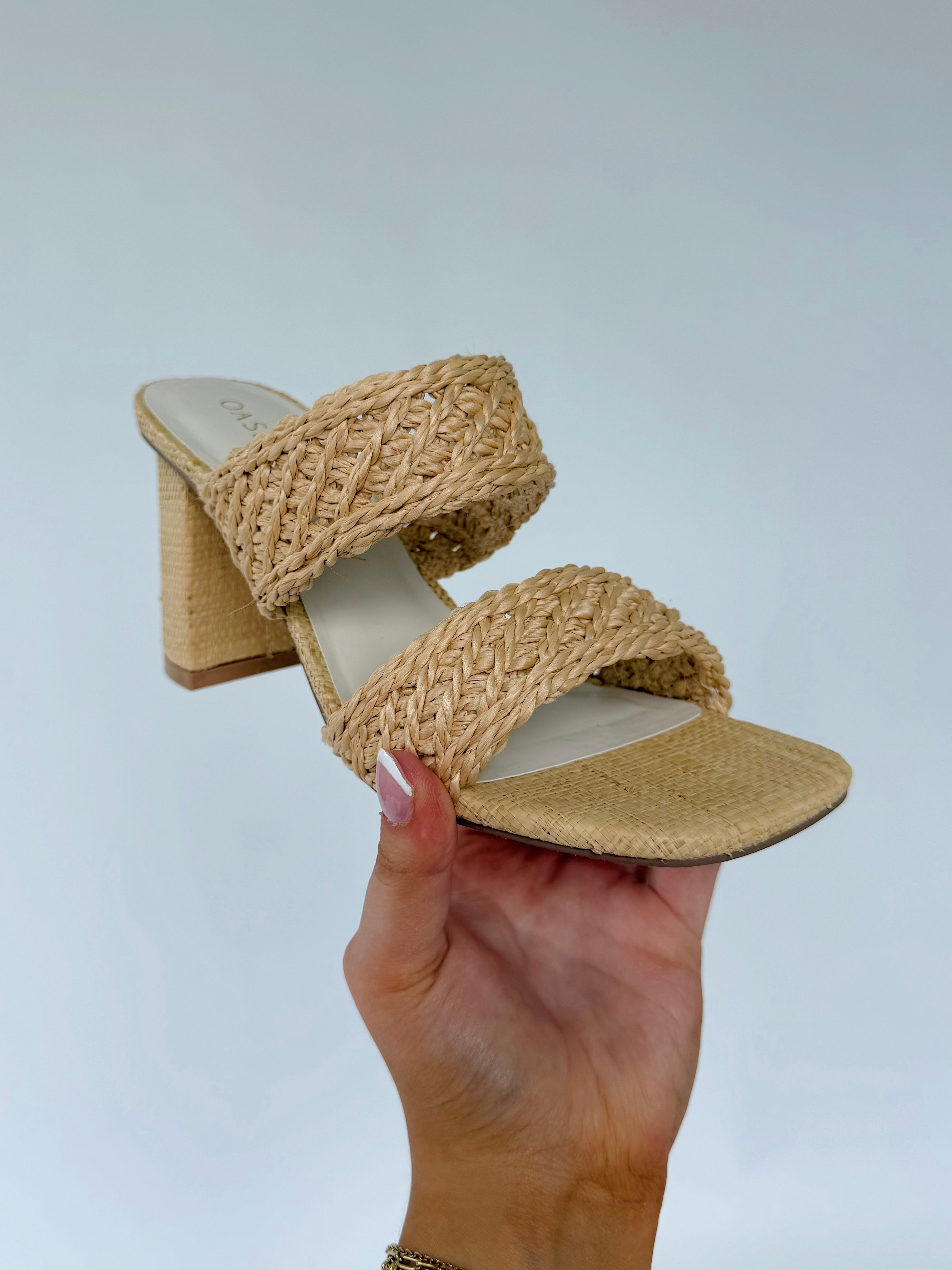 Barbara Woven Heel Wheat