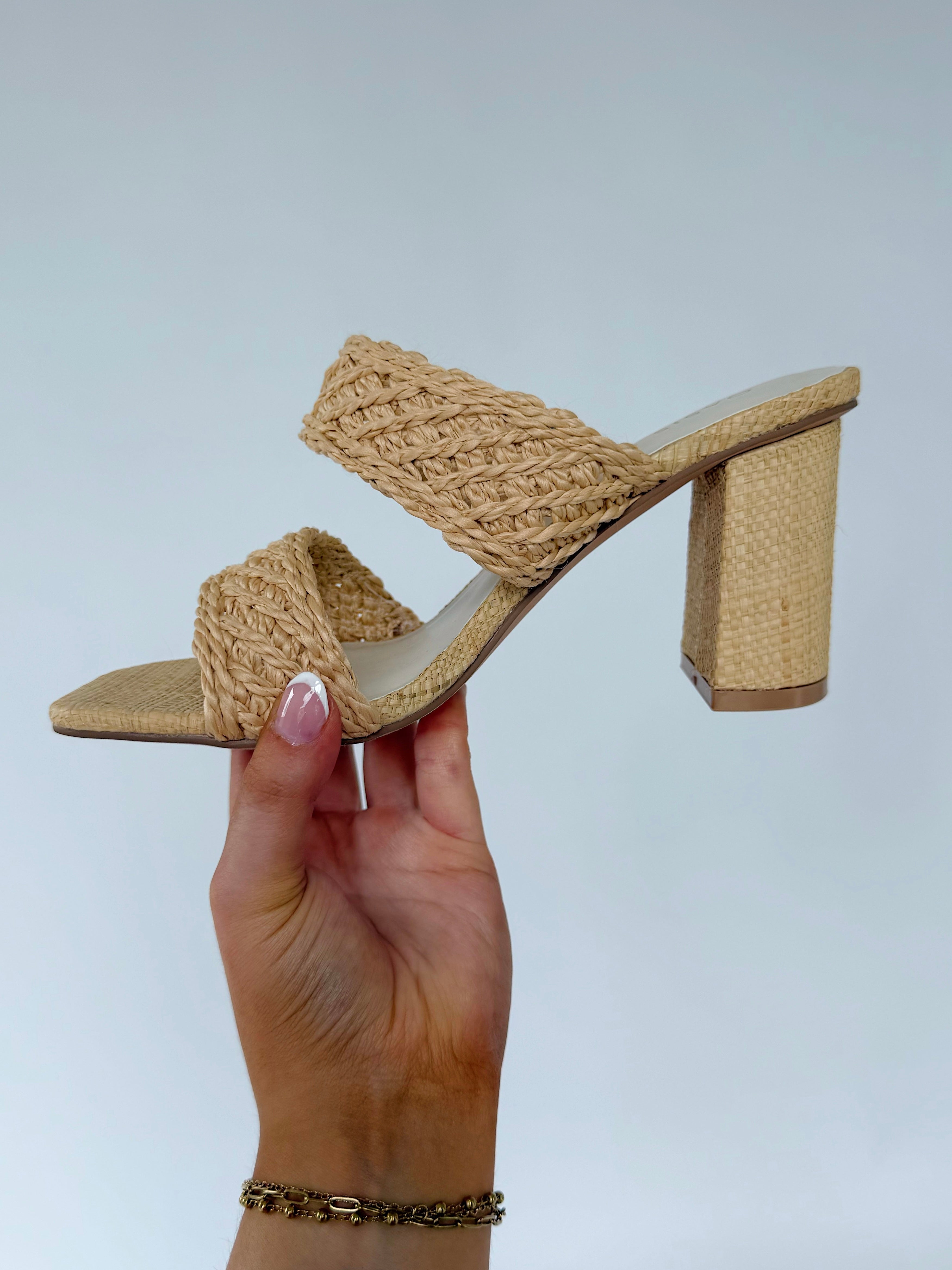 Barbara Woven Heel Wheat Inside