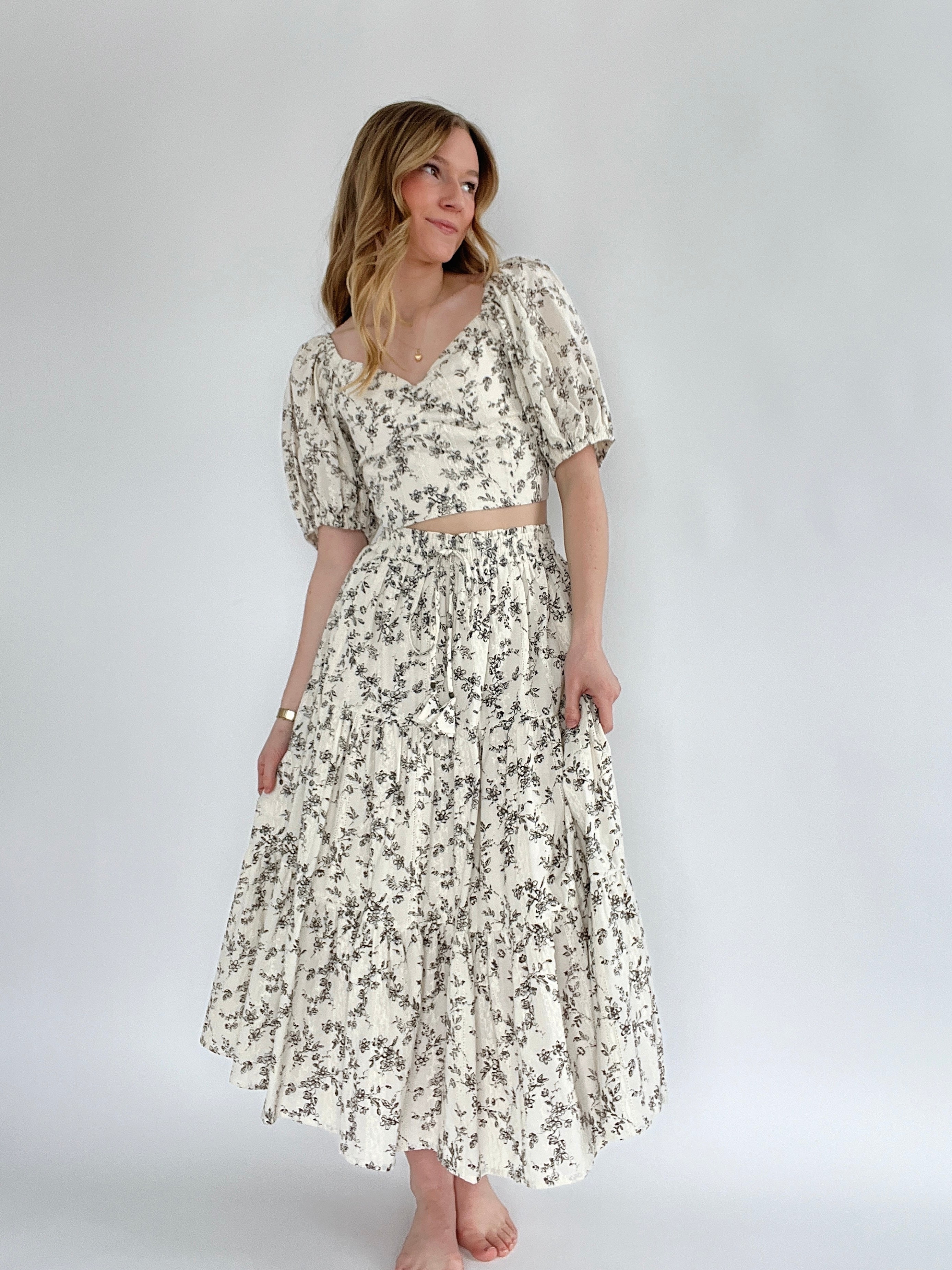 Brunch Babe Midi Skirt Set