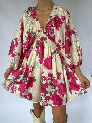 If Only Floral Dress