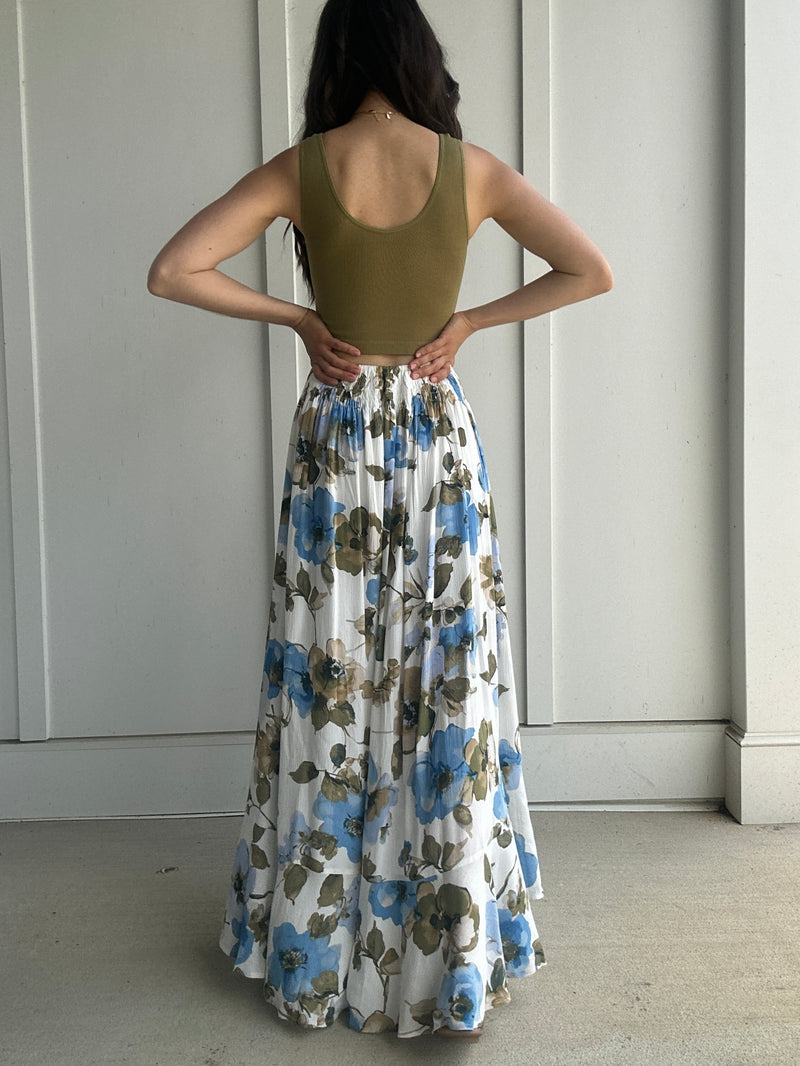 Aris Floral Maxi Skirt