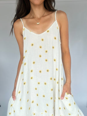 Sunflower Midi Dress