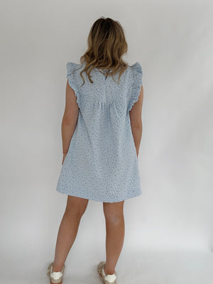 Blue Skies Mini Dress