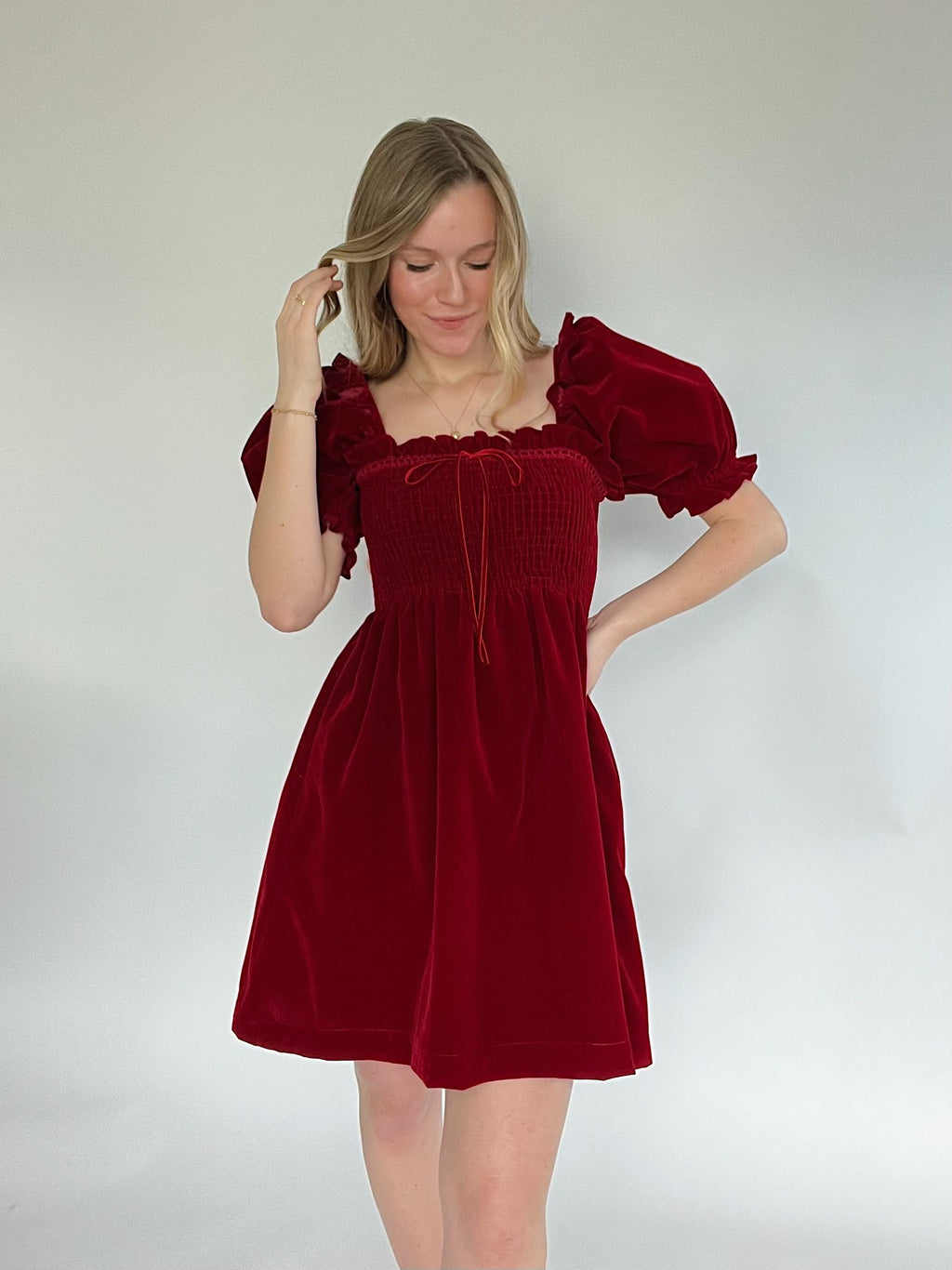 Oren Velvet Mini Dress