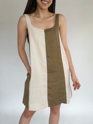 Be Still Linen Mini Dress