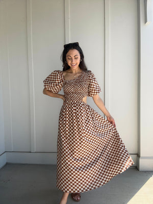 Sunfair Checkered Dress