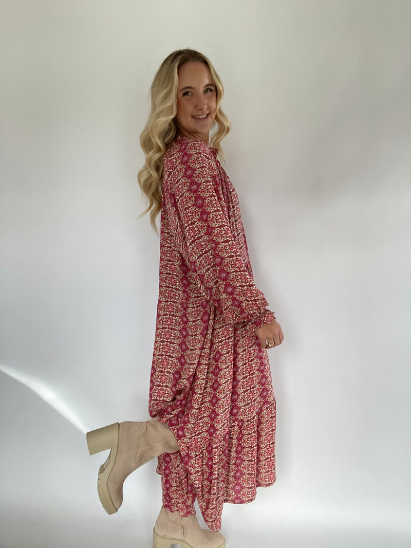 Among The Willows Dress - Pink