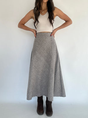 Whylen Maxi Skirt - Brown