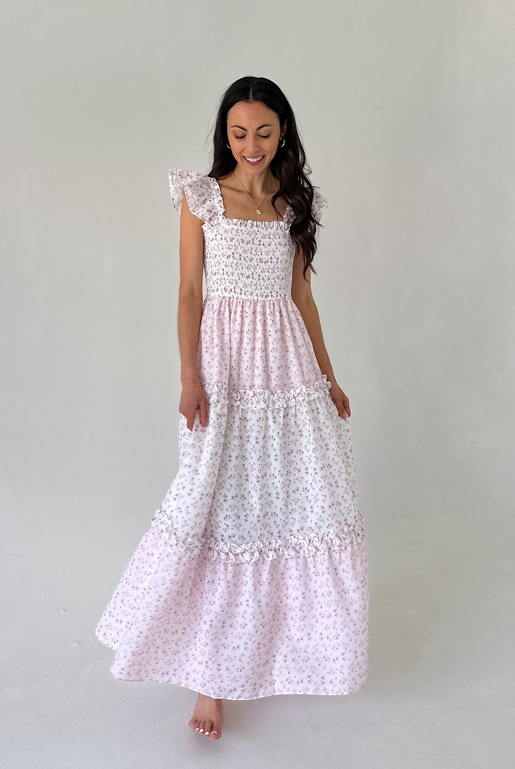 embroidered midi dress Margaret Floral Embroidered Midi Dress Black | Occasion Dress in Sizes XXS6X