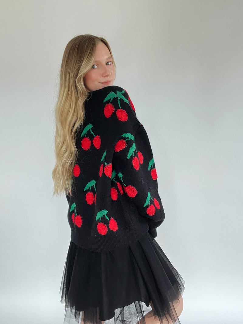 Wild Cherry Sweater