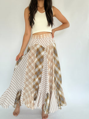 Heartland Plaid Maxi Skirt