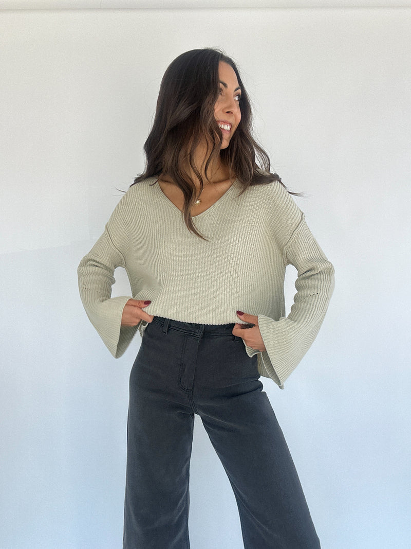 Bernadette Sweater - Sage