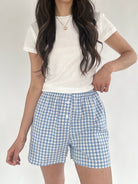 Callback Boxer Shorts Blue Front
