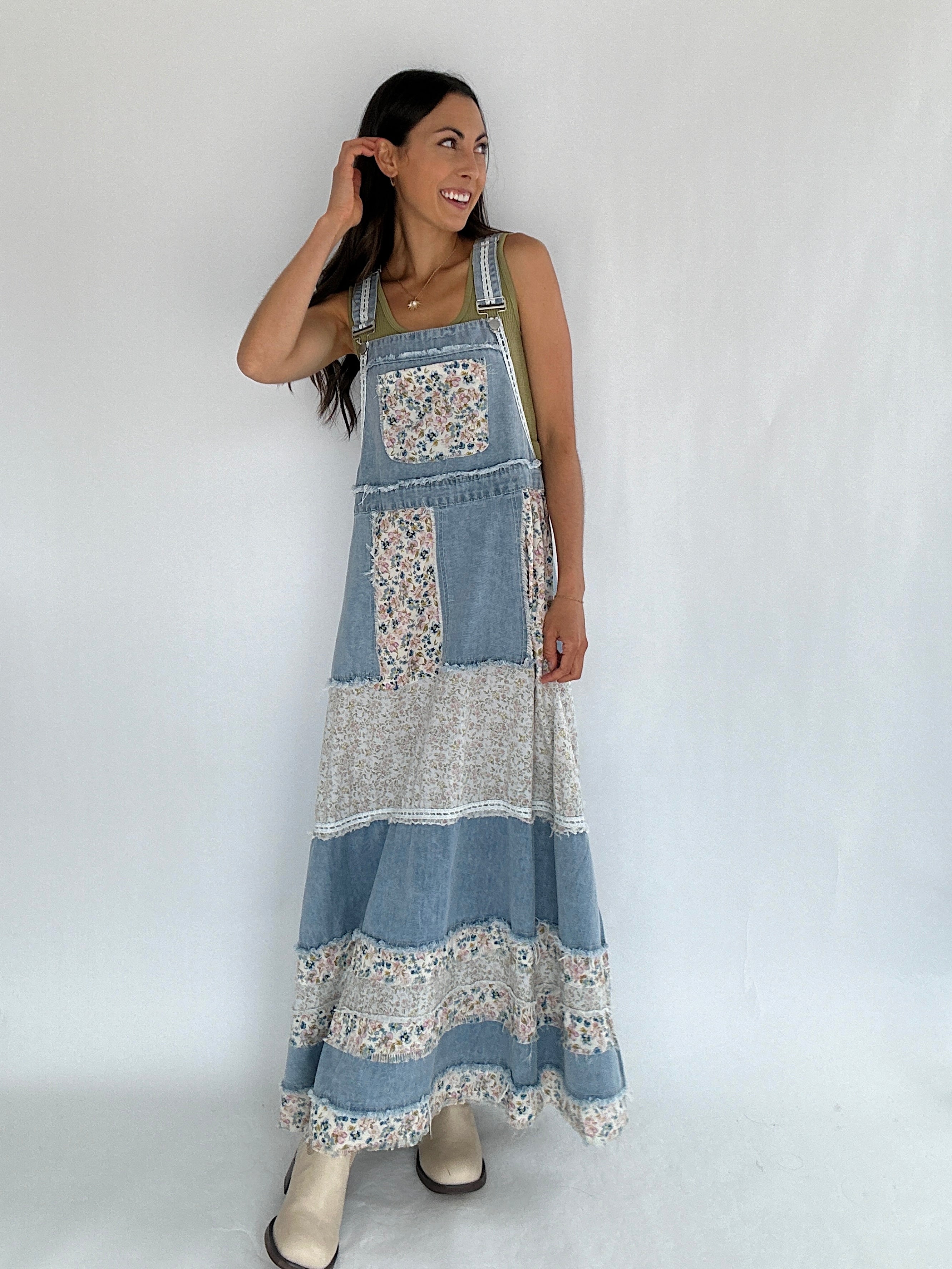 Can You Imagine Overall Dress front