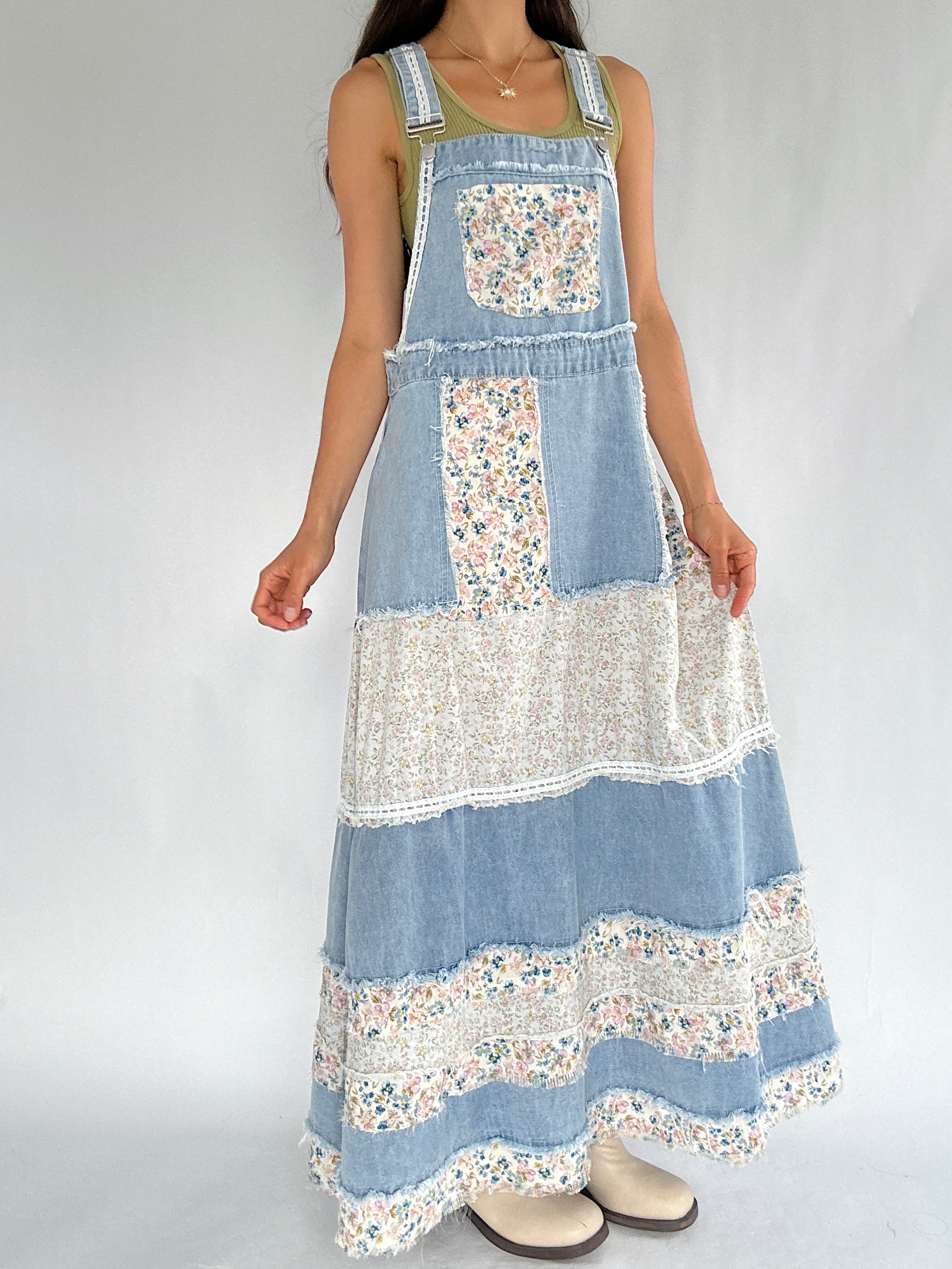 Can You Imagine Overall Dress Front