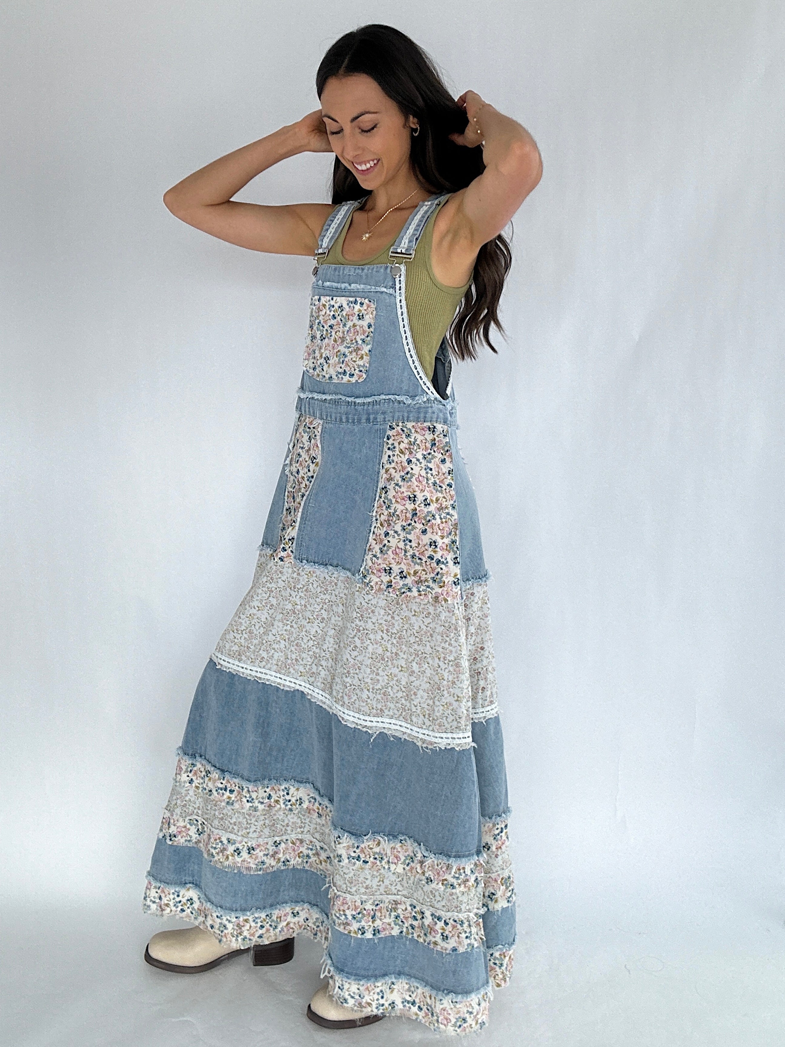 Can You Imagine Overall Dress Side
