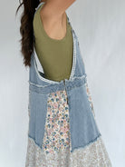 Can You Imagine Overall Dress Side Zipper Detail