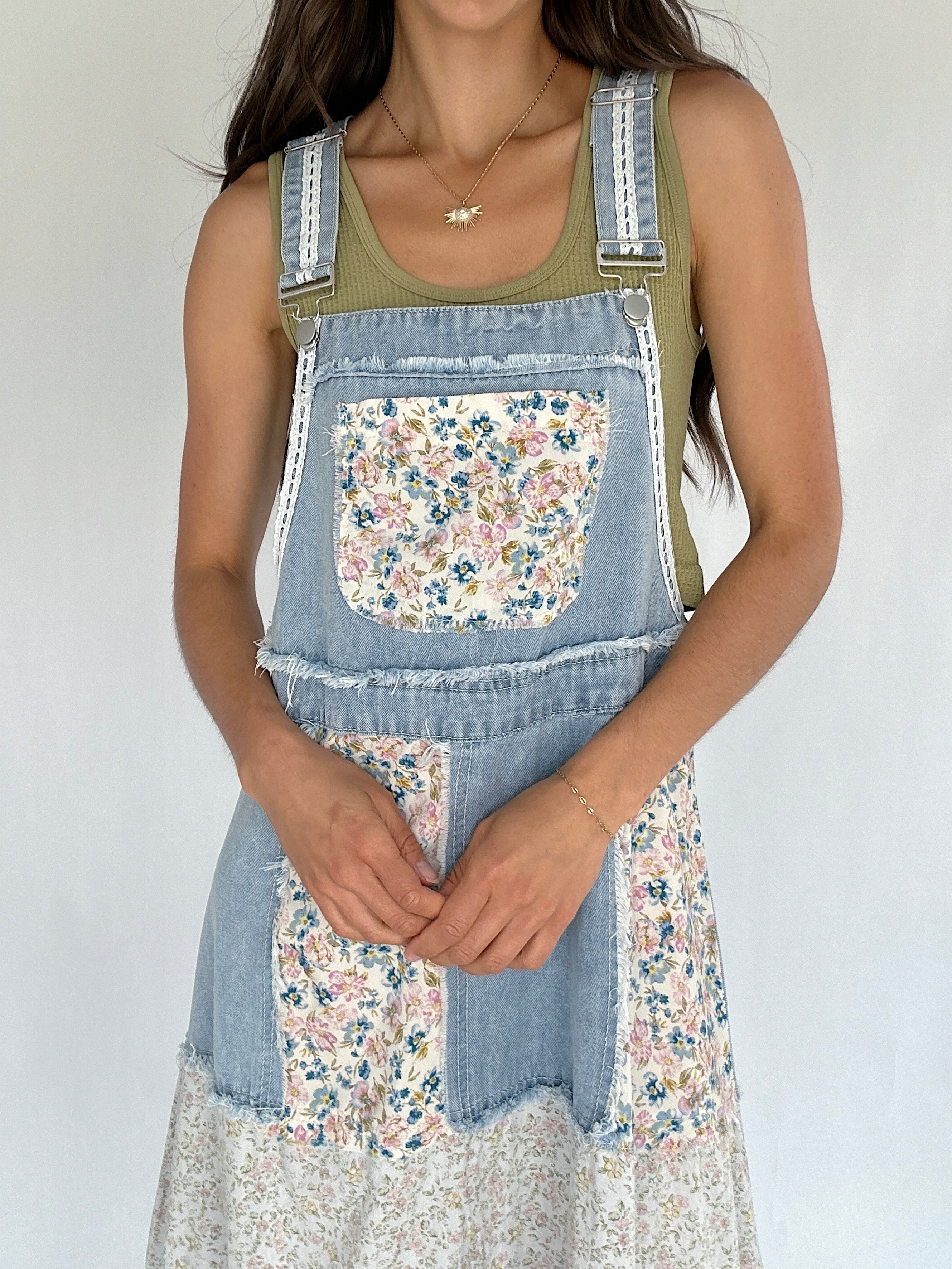 Can You Imagine Overall Dress Top