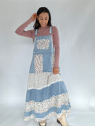Can You Imagine Overall Dress With Long Sleeve Top