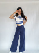 Chit Chat Striped Top Outfit