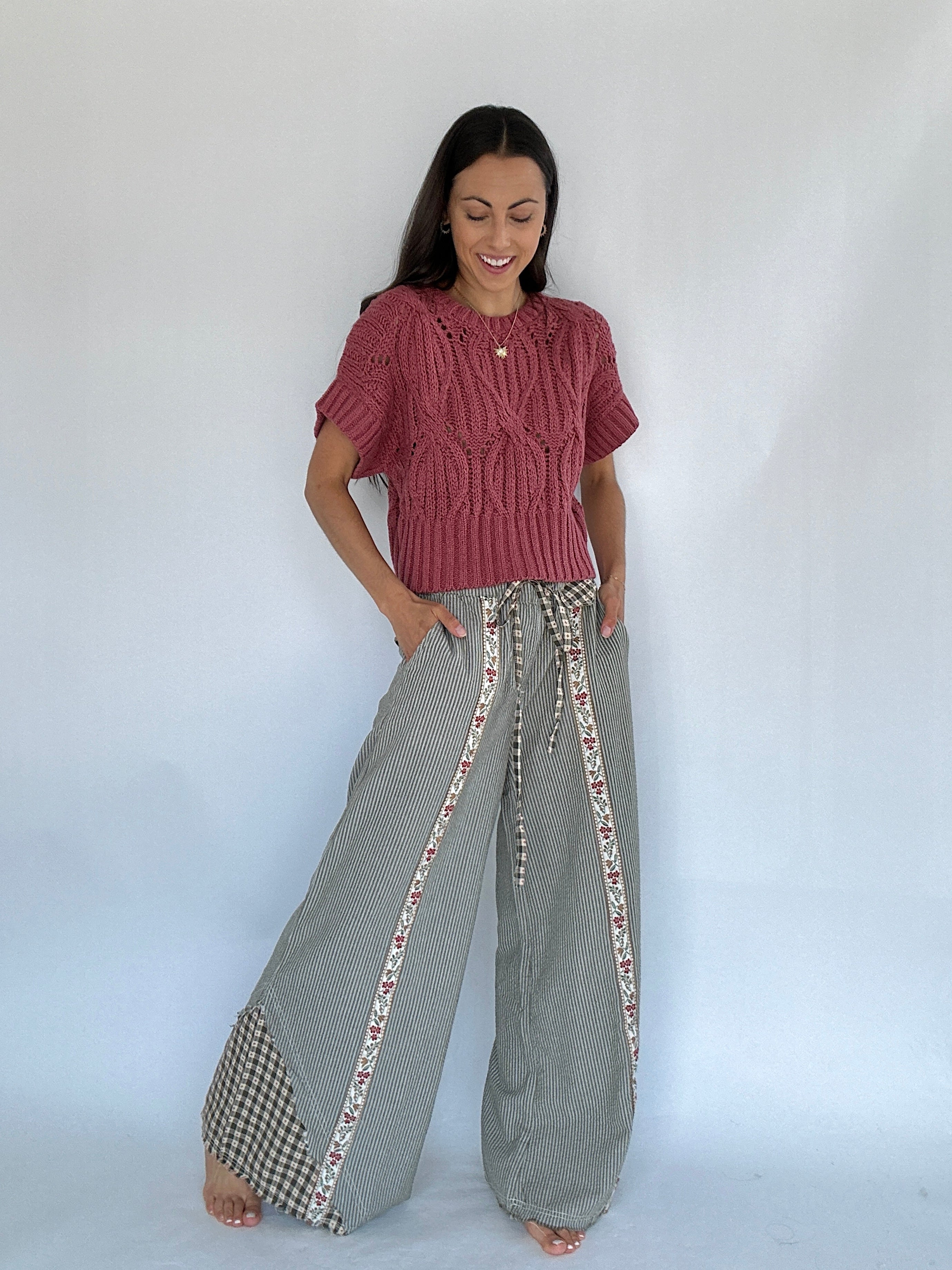 Clover Trail Wide Leg Pants Outfit