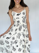 Coastal Cafe Midi Dress Top