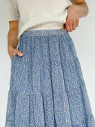 Come On Floral Midi Skirt Waist