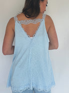 Crash Into You Tank Sky Blue Back