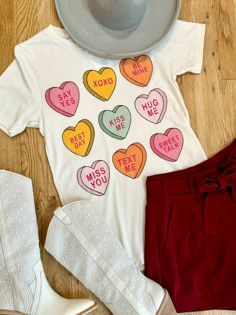 Candy Hearts Tee