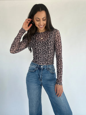 Wilde Leopard Long Sleeve Top