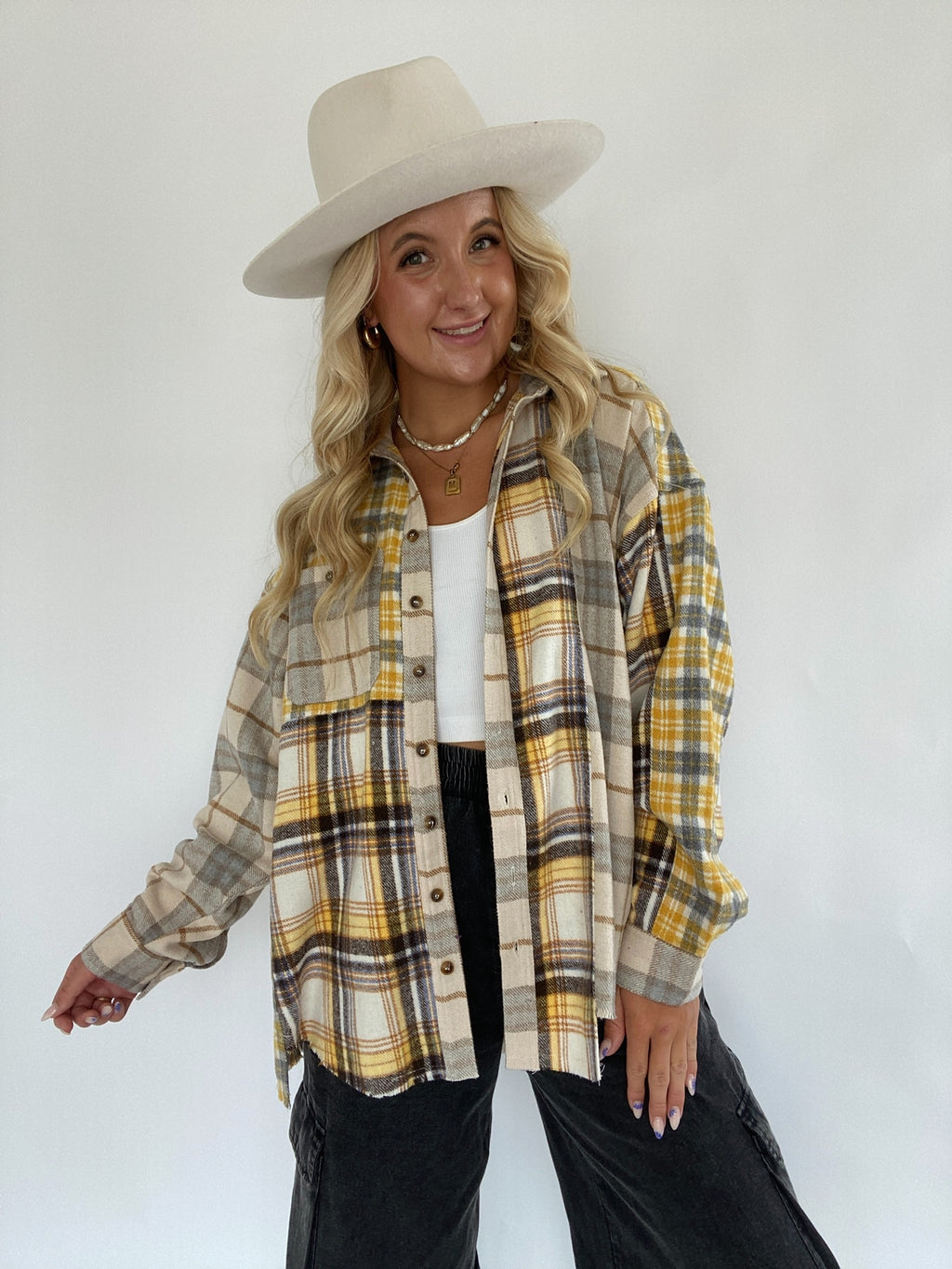 Never Better Flannel - Mustard