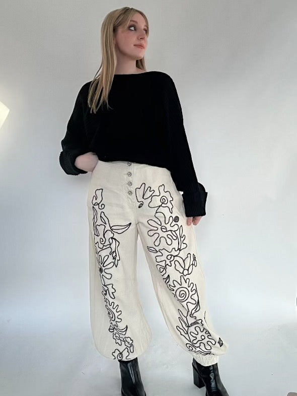 Eastwood Embroidered Pants