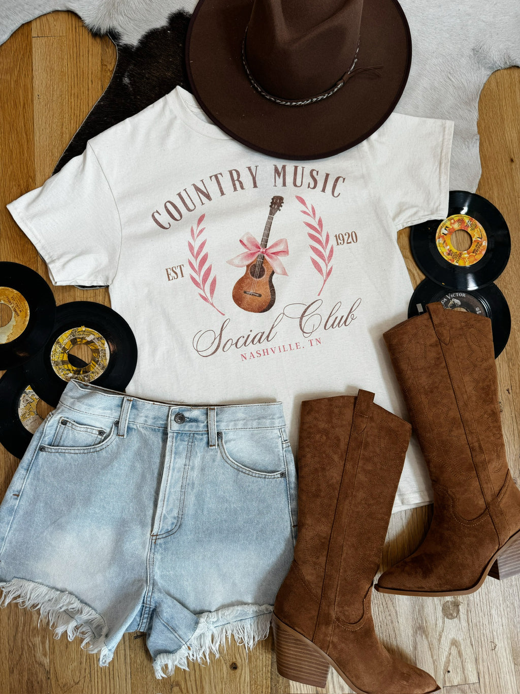 Country Music Social Club Oversized Tee