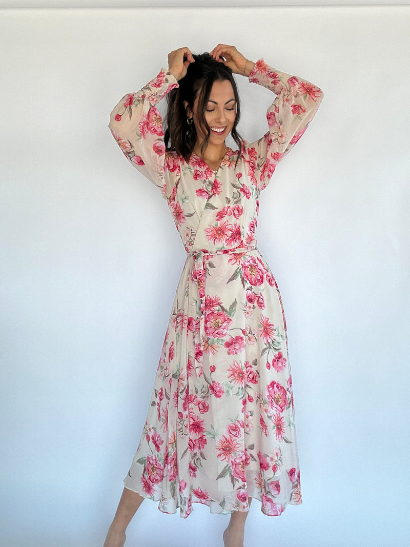 Dream Girl Wrap Maxi Dress