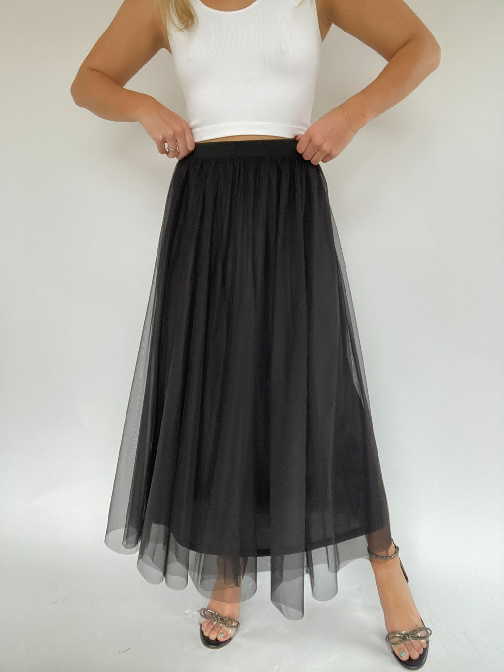 Lovely Darling Tulle Skirt - Black