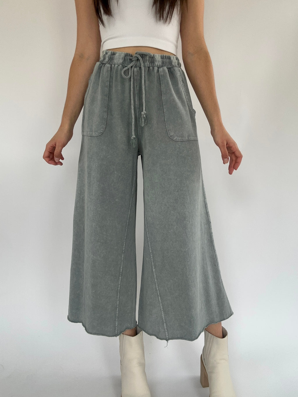 On The Road Again Pants - Faded Teal