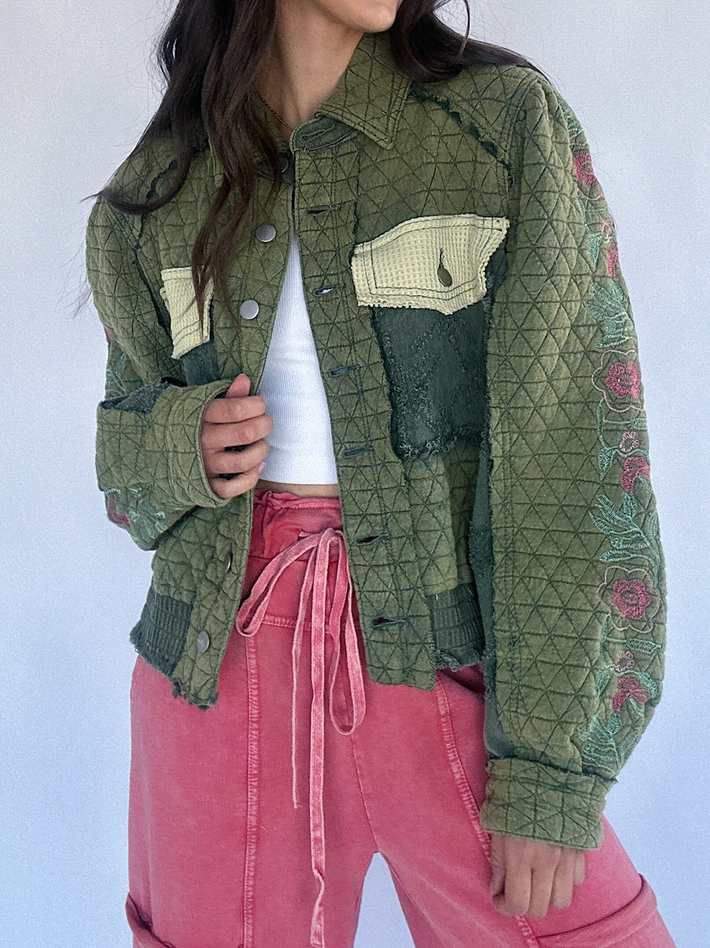 Dakota Quilted Patch Jacket