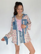Day One Floral Corduroy Jacket Front