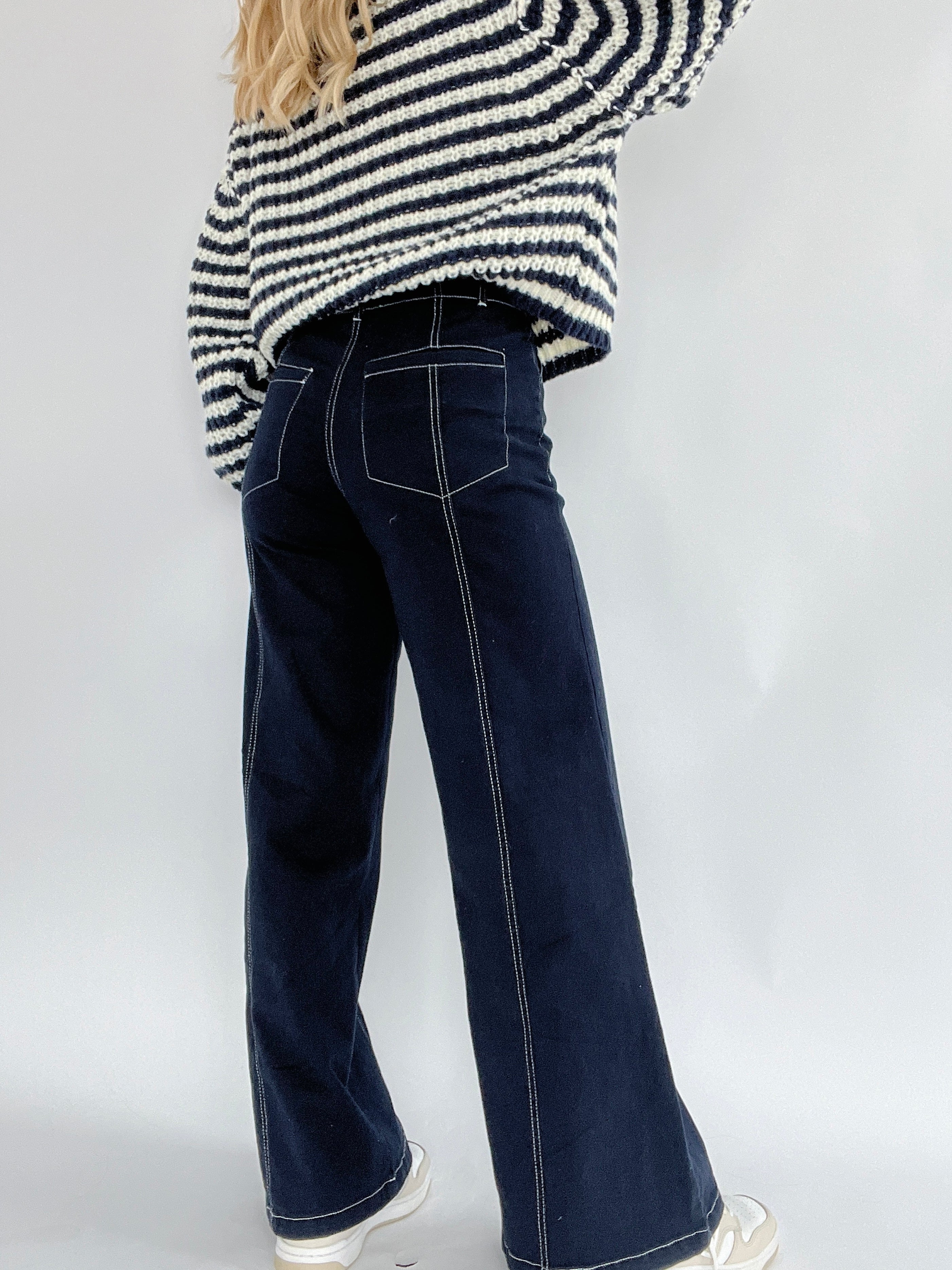 Daybreak Seamed Jeans Back
