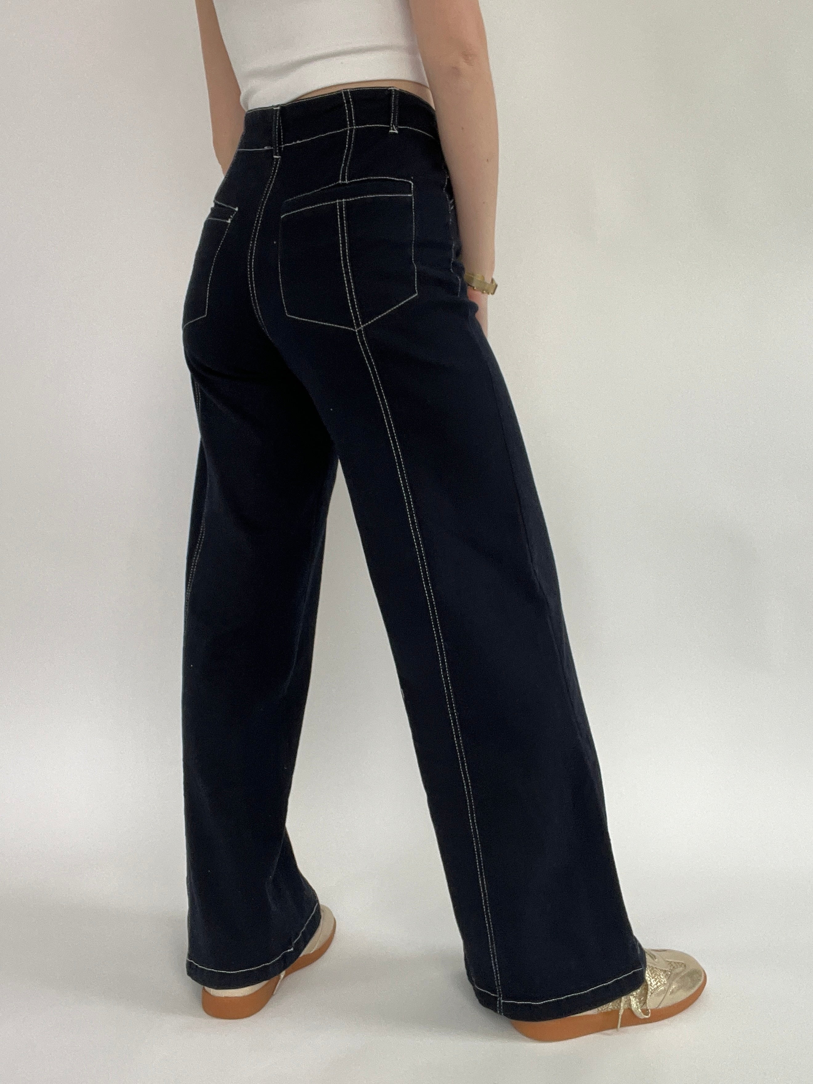 Daybreak Seamed Jeans Back